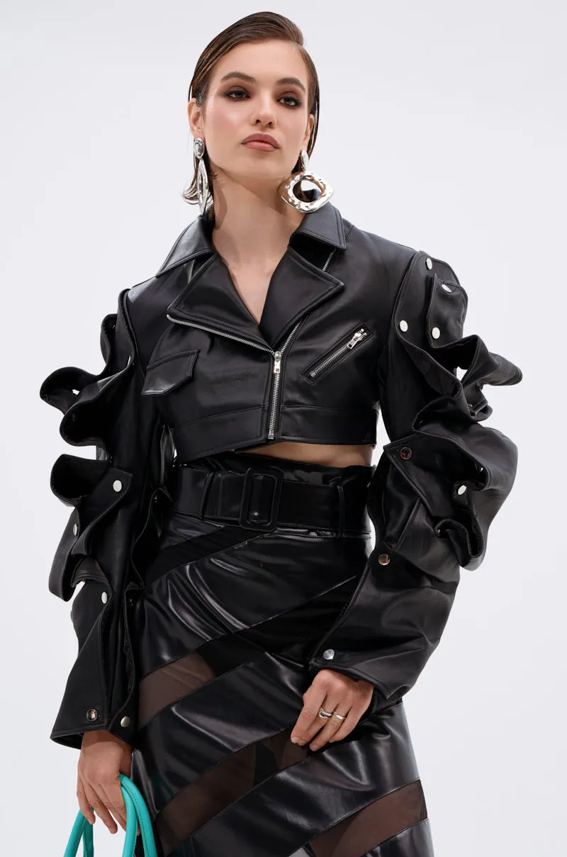 SNAP OUT OF IT ULTRA CROP MOTO sold by AKIRA product image thumbnail 2