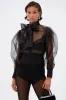 DANCE AND SHAKE BLOUSE WITH BOW IN BLACK sold by AKIRA