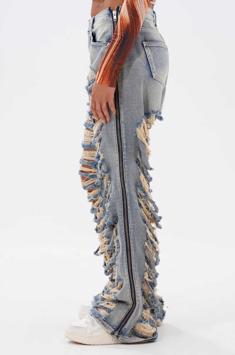 REAL TALK DISTRESSED JEANS sold by AKIRA product image thumbnail 3