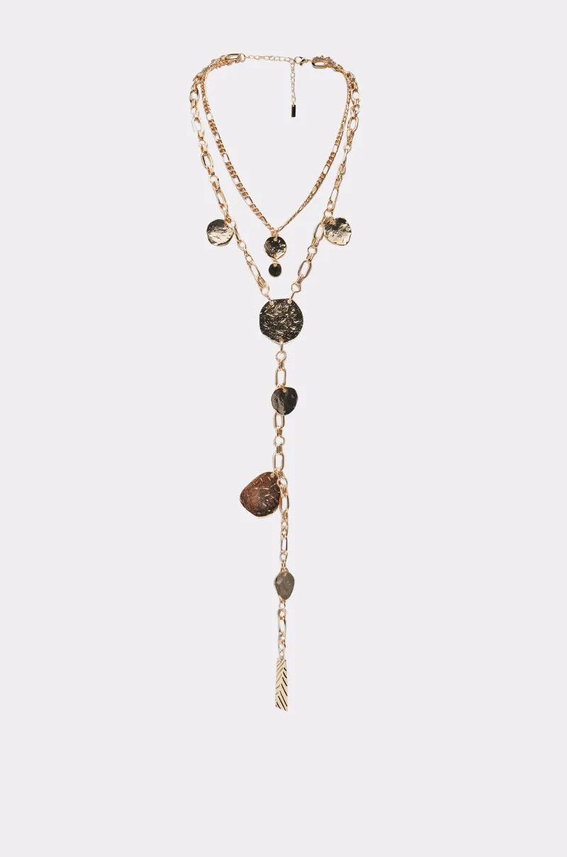 HERE FOR THE VIBES NECKLACE sold by AKIRA