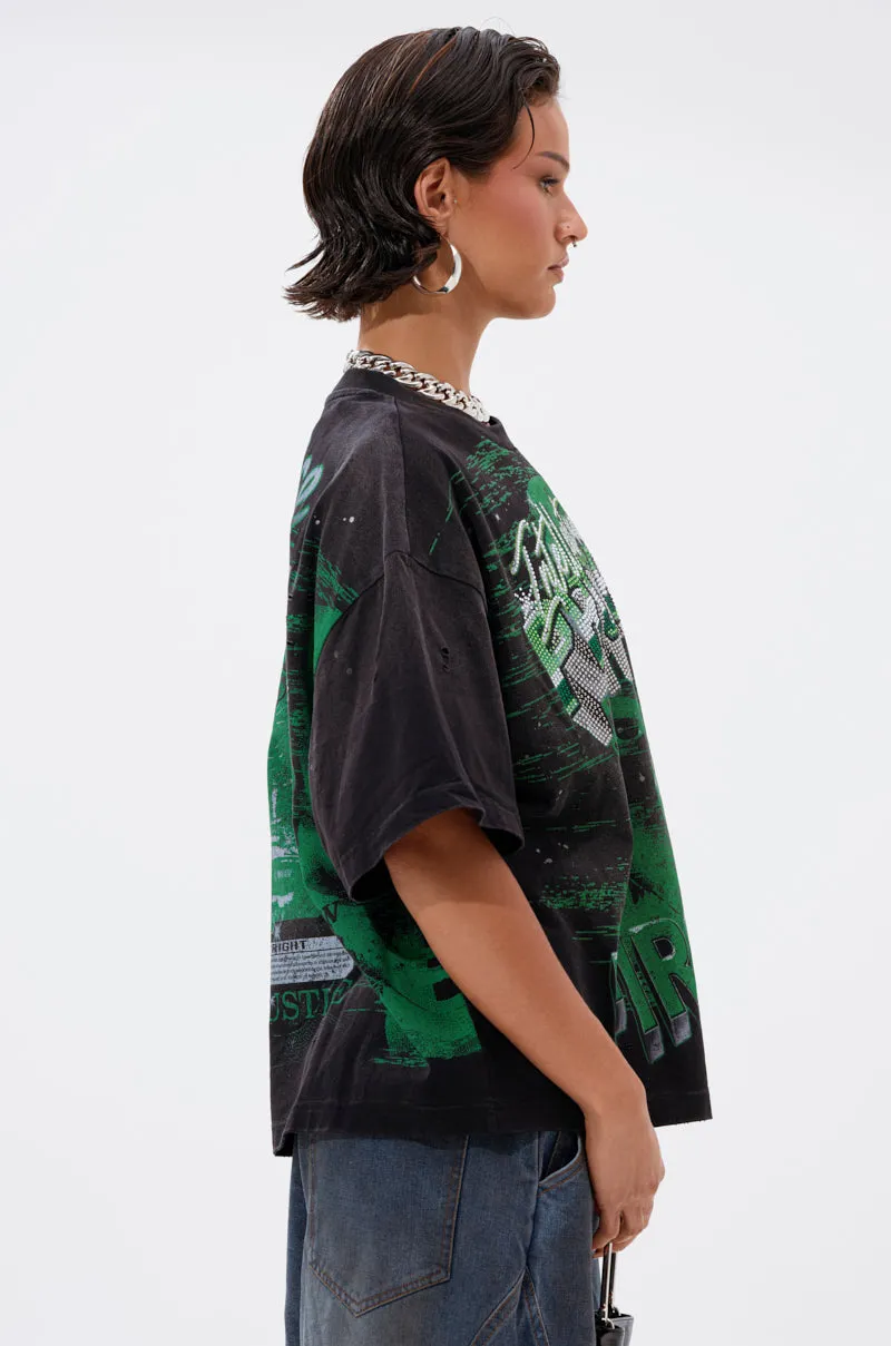 PROPERTY OVERSIZED GRAPHIC TEE sold by AKIRA product image thumbnail 2
