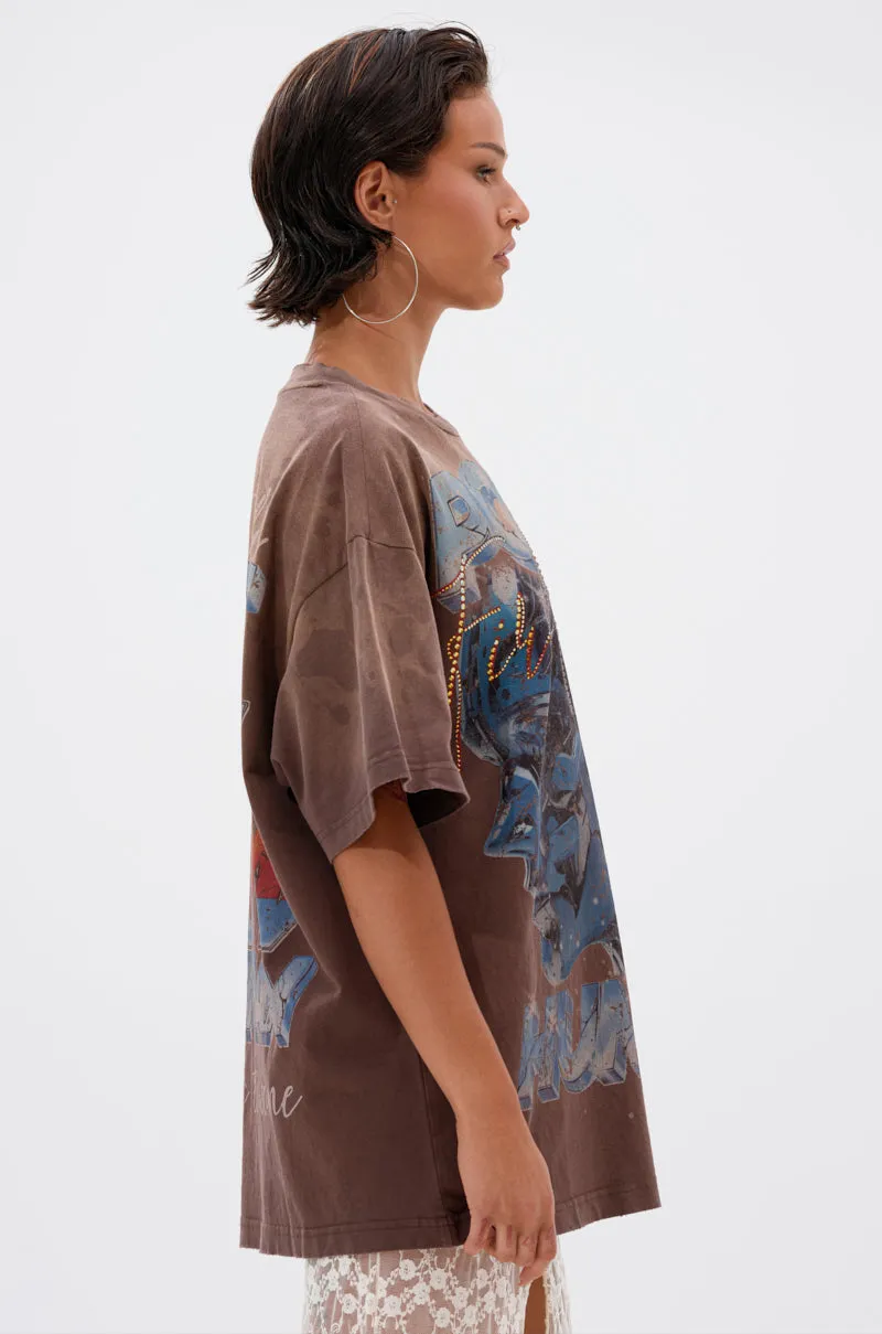 POST HUMAN OVERSIZED GRAPHIC TEE sold by AKIRA product image thumbnail 3