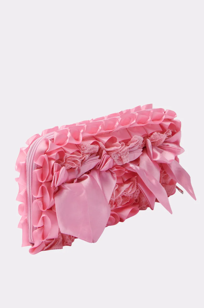 WITH A BOW CLUTCH sold by AKIRA product image thumbnail 3