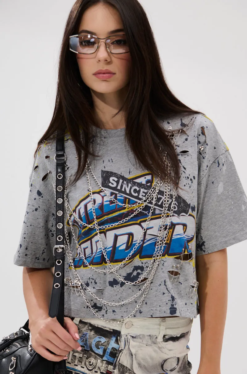 EXTRA OVERSIZED TEE sold by AKIRA product image thumbnail 2