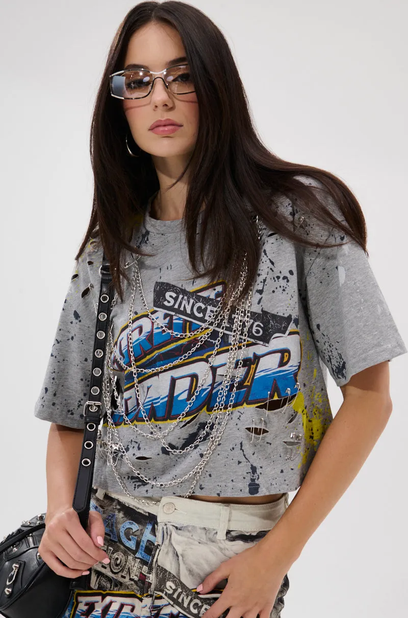 EXTRA OVERSIZED TEE sold by AKIRA