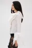 OVER THE TOP RUFFLE BLOUSE sold by AKIRA