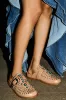AZALEA WANG FLAIR TAN EMBELLISHED CLOG sold by AKIRA