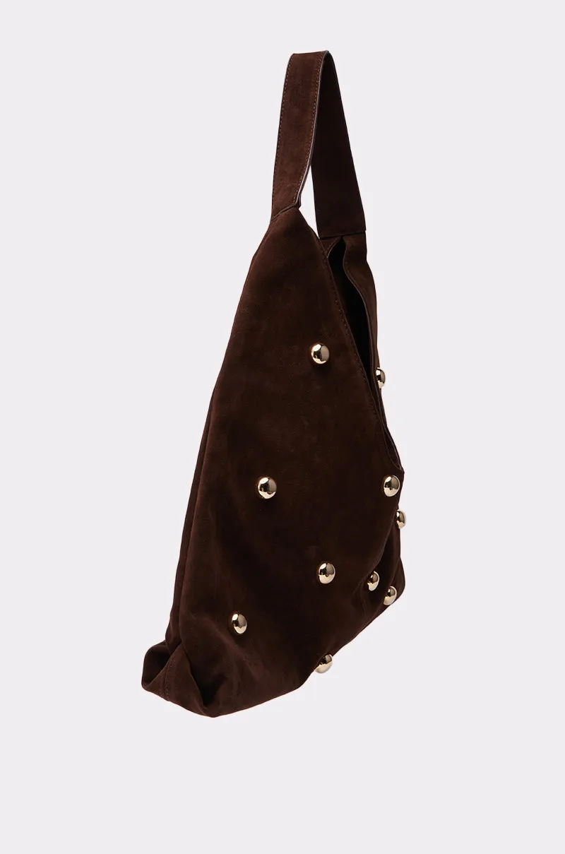 TAYLOR SUEDE BALL TOTE sold by AKIRA product image thumbnail 3