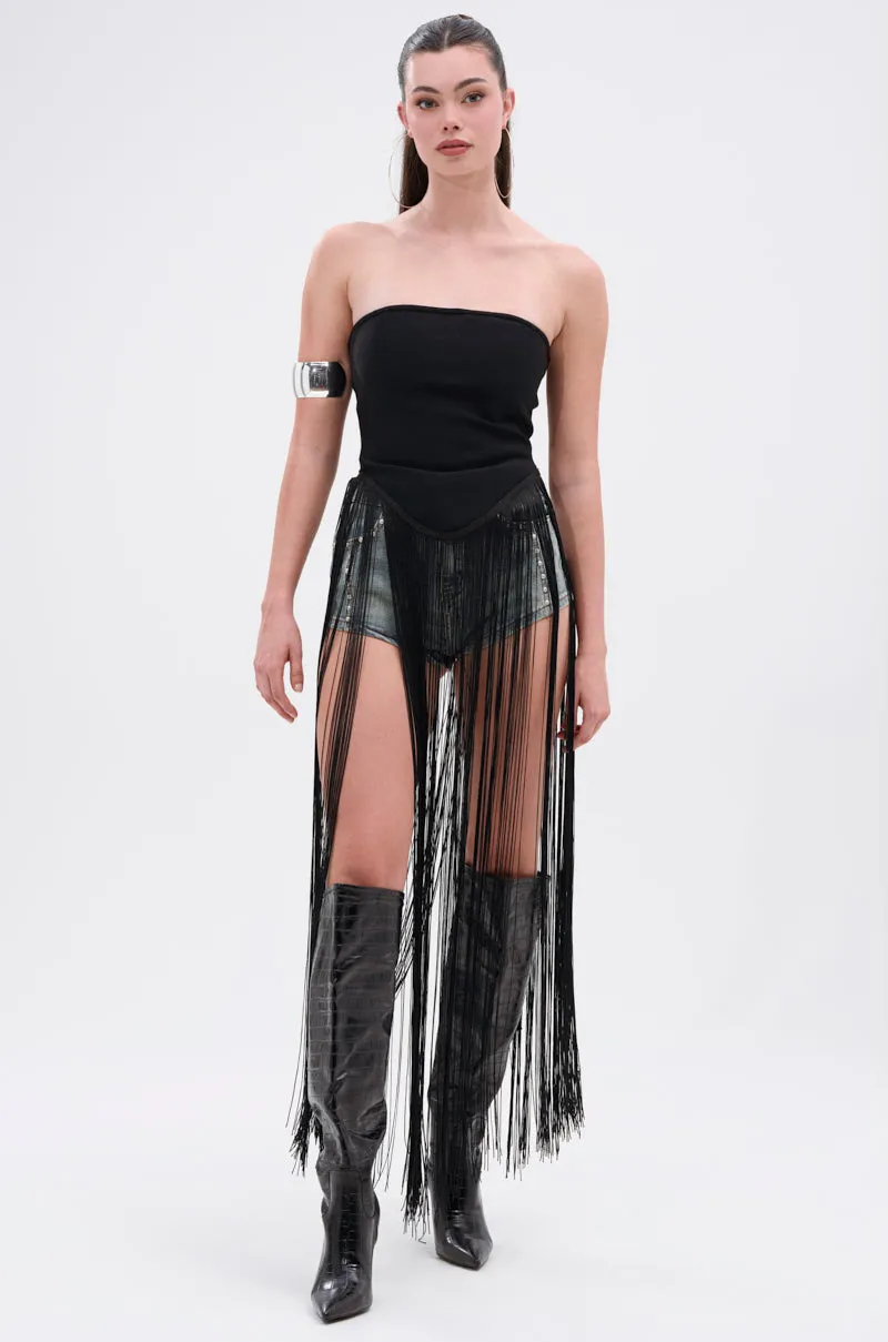 GONNA LOVE ME FRINGE TOP sold by AKIRA product image thumbnail 3