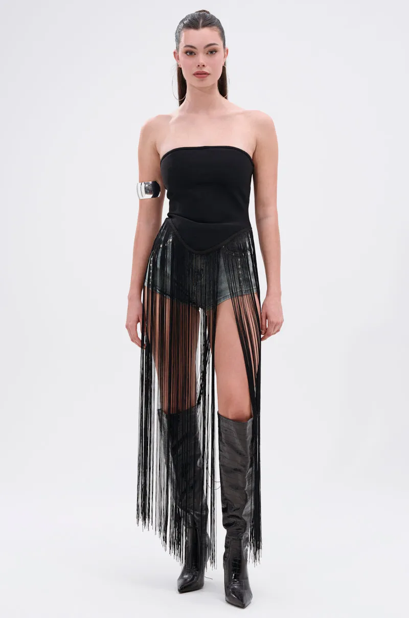 GONNA LOVE ME FRINGE TOP sold by AKIRA product image thumbnail 2