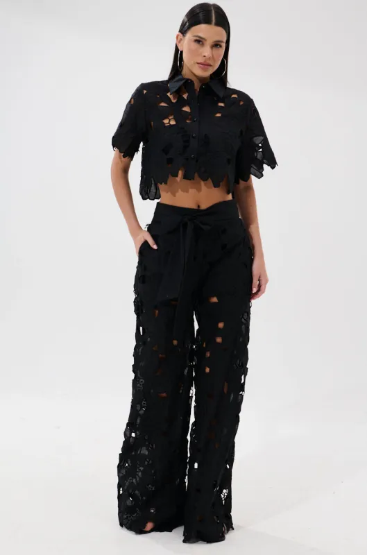 DOLLY FLORAL PALAZZO PANT sold by AKIRA