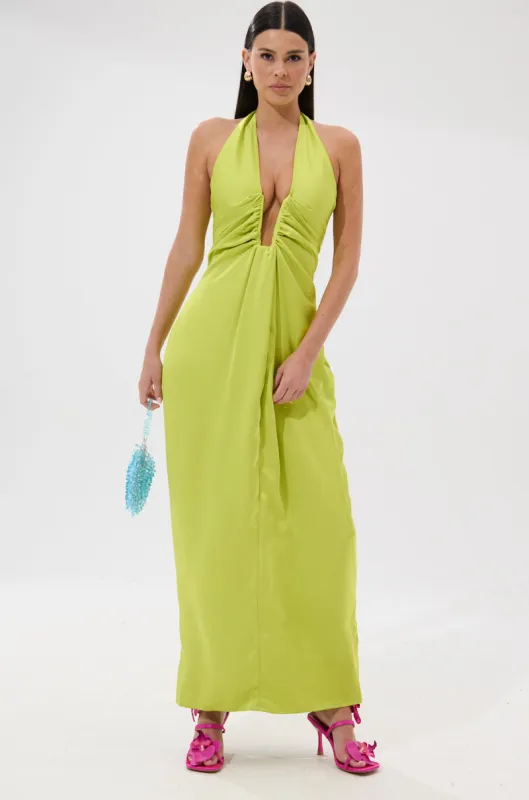 IN YOUR DREAMS SATIN MIDI DRESS sold by AKIRA