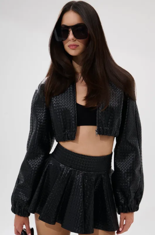 KYLIE HOODED BOMBER sold by AKIRA
