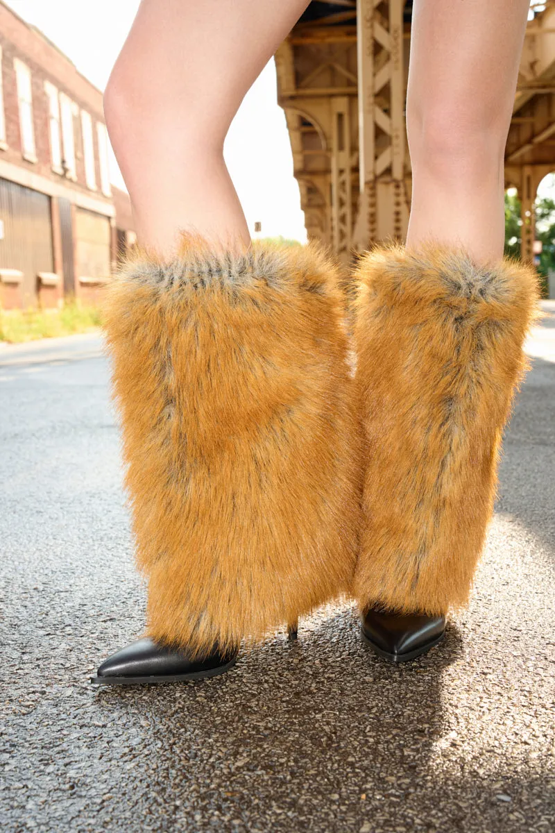 AZALEA WANG EKKEN RED FOX FUR STILETTO BOOT sold by AKIRA product image thumbnail 4