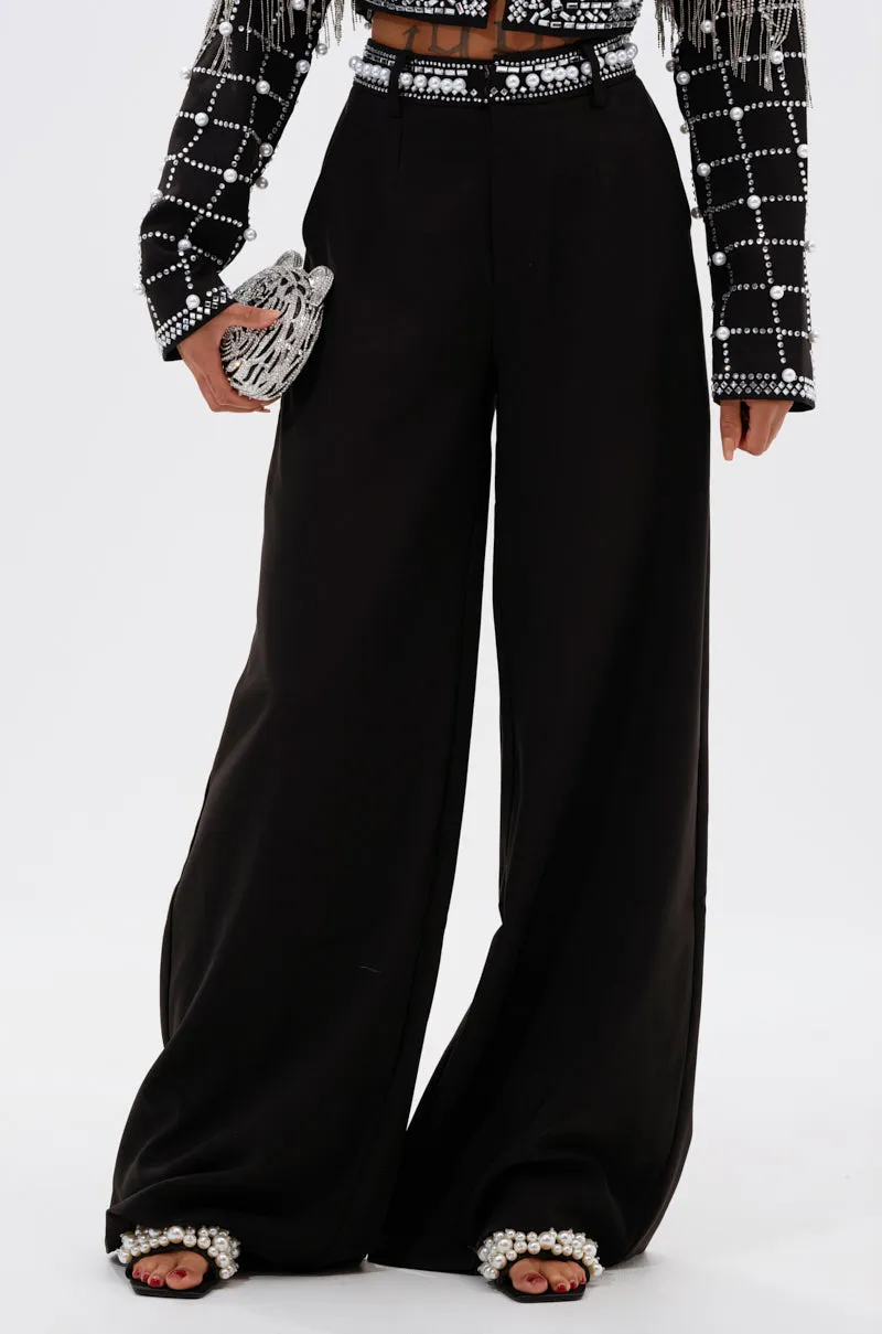 DIRTY MARTINI EMBELLISHED TROUSER sold by AKIRA product image thumbnail 3