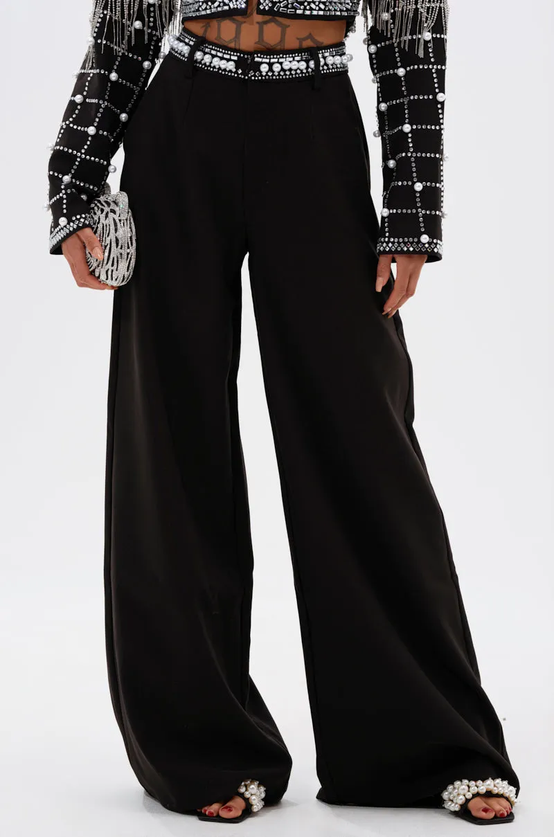 DIRTY MARTINI EMBELLISHED TROUSER sold by AKIRA product image thumbnail 2