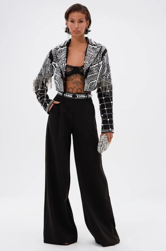 DIRTY MARTINI EMBELLISHED TROUSER sold by AKIRA