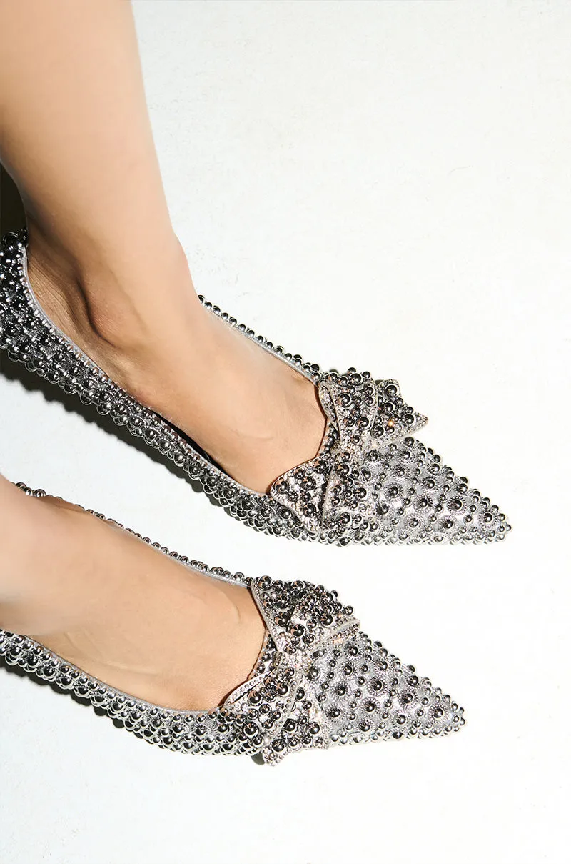 AZALEA WANG HEMITATE STONE EMBELLISHED PUMP sold by AKIRA product image thumbnail 3