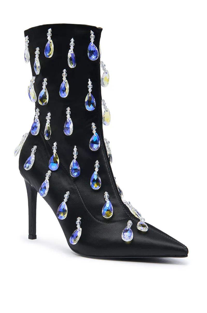 AZALEA WANG GUANTLETT BLACK CRYSTAL EMBELLISHED BOOTIE sold by AKIRA product image thumbnail 3