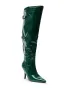 AZALEA WANG GESINE GREEN CROC PATENT LUXE BOOT sold by AKIRA