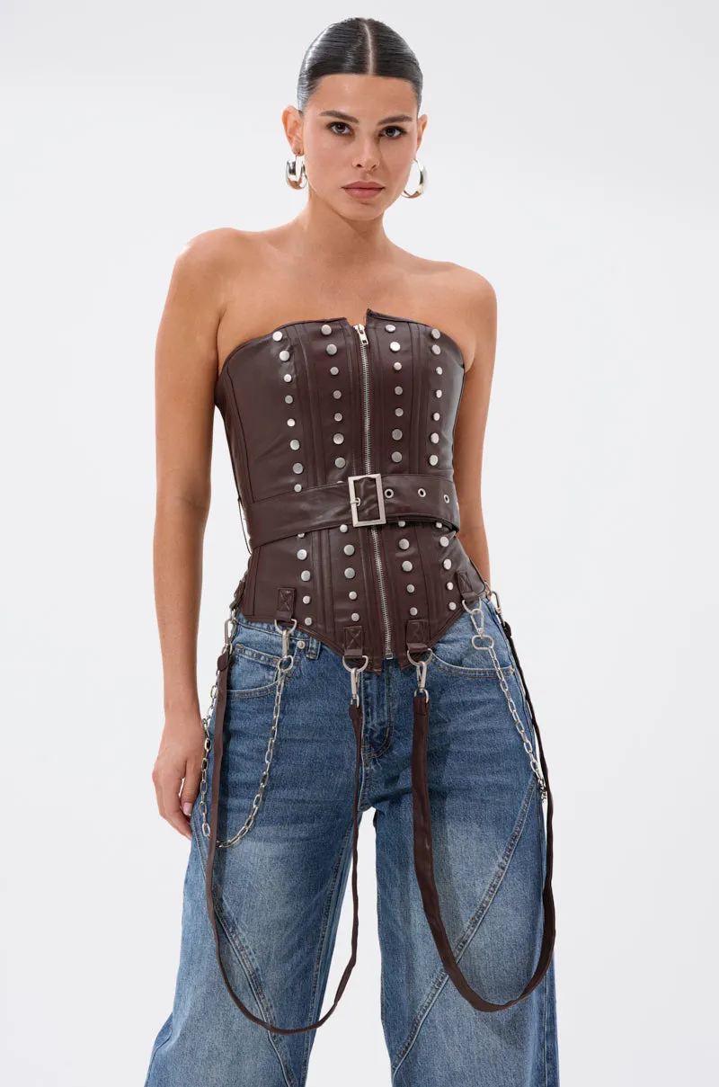 PERK UP EMBELLISHED CORSET sold by AKIRA product image thumbnail 3