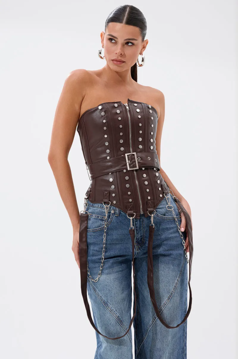 PERK UP EMBELLISHED CORSET sold by AKIRA product image thumbnail 4