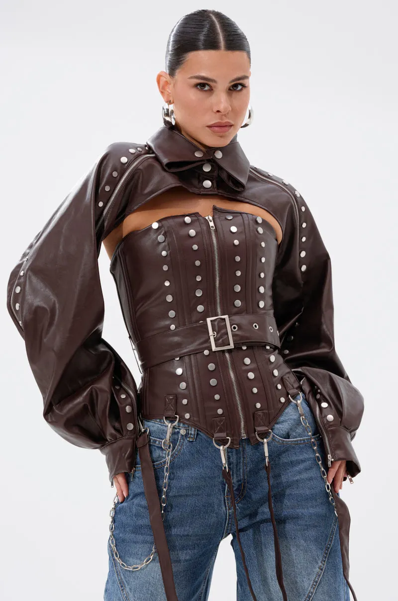 PERK UP EMBELLISHED BOLERO sold by AKIRA product image thumbnail 3