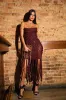 ALL OVER THE PLACE BRAIDED MINI DRESS sold by AKIRA