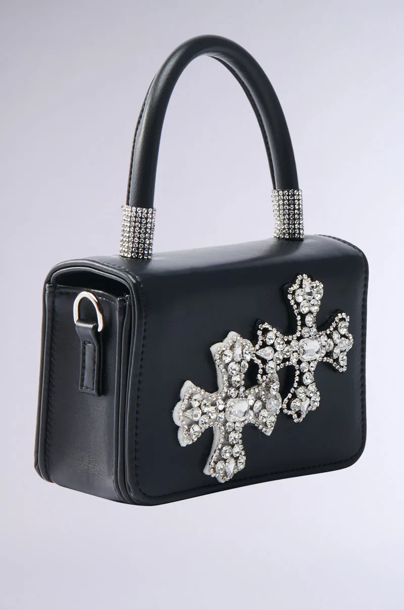 EVERYTHING CHROME PATCH PURSE sold by AKIRA product image thumbnail 3