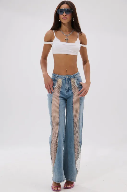 BLING BLING RELAXED DENIM sold by AKIRA