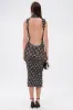 NEXT UP SHREDDED MESH MIDI DRESS sold by AKIRA