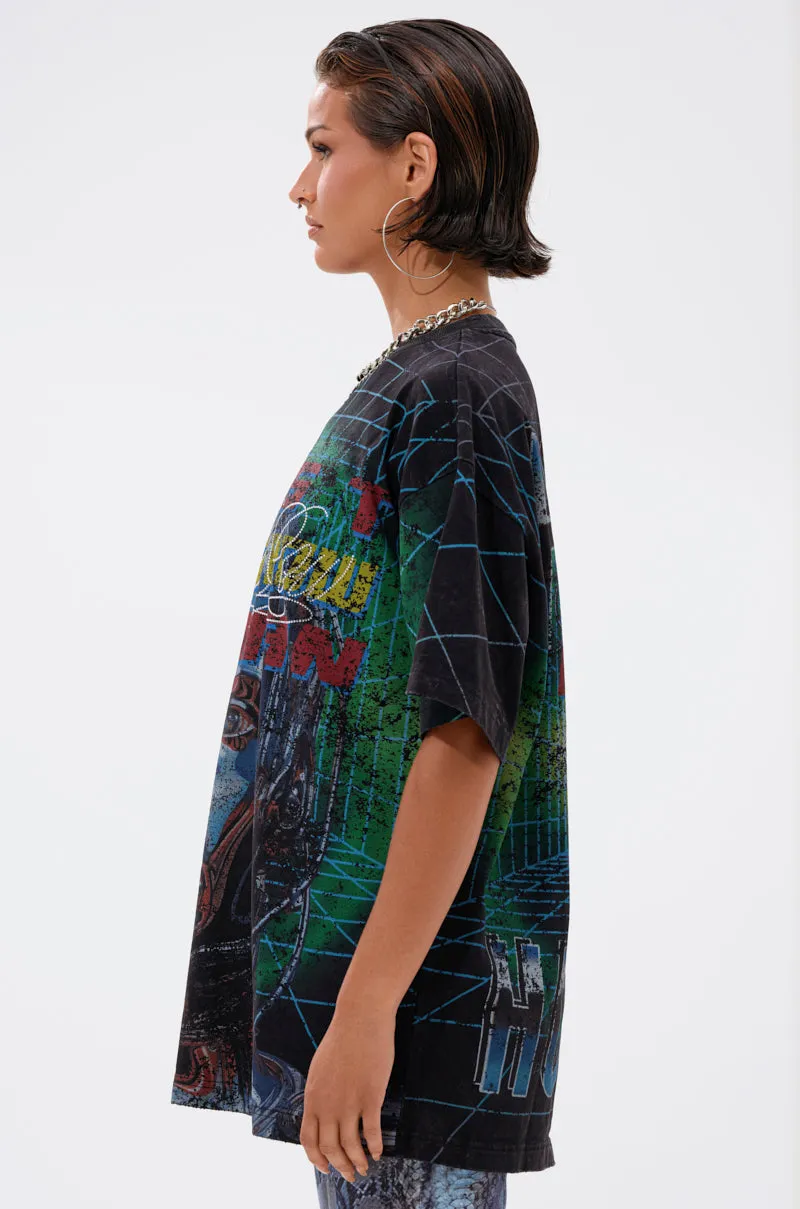 METAVERSE OVERSIZED GRAPHIC TEE sold by AKIRA product image thumbnail 4