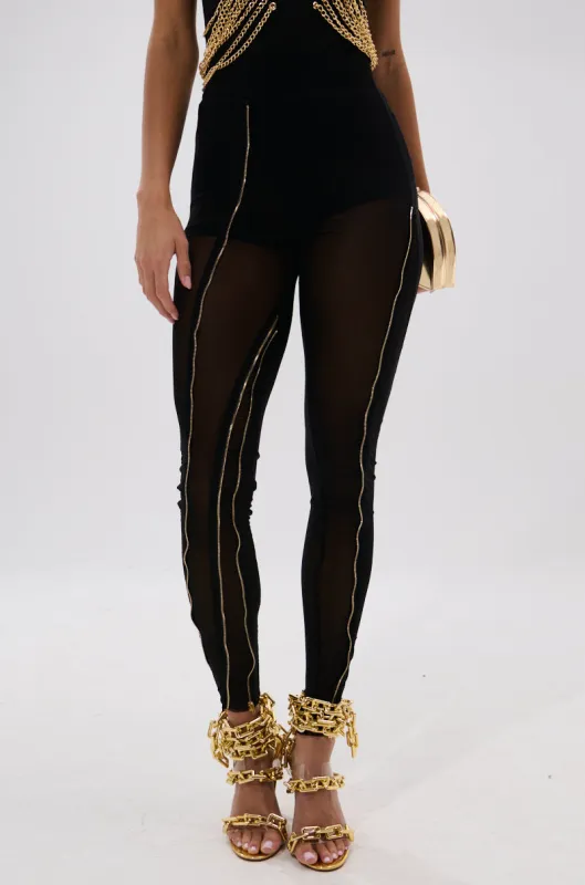 TOO HOT FOR YOU MESH LEGGING sold by AKIRA