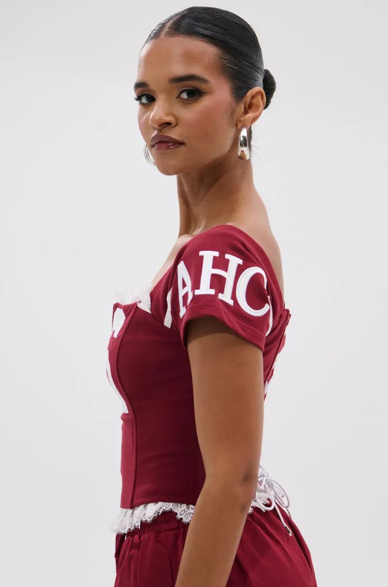 PLAY TIME IS OVER FRONT ZIP CORSET TOP sold by AKIRA product image thumbnail 4