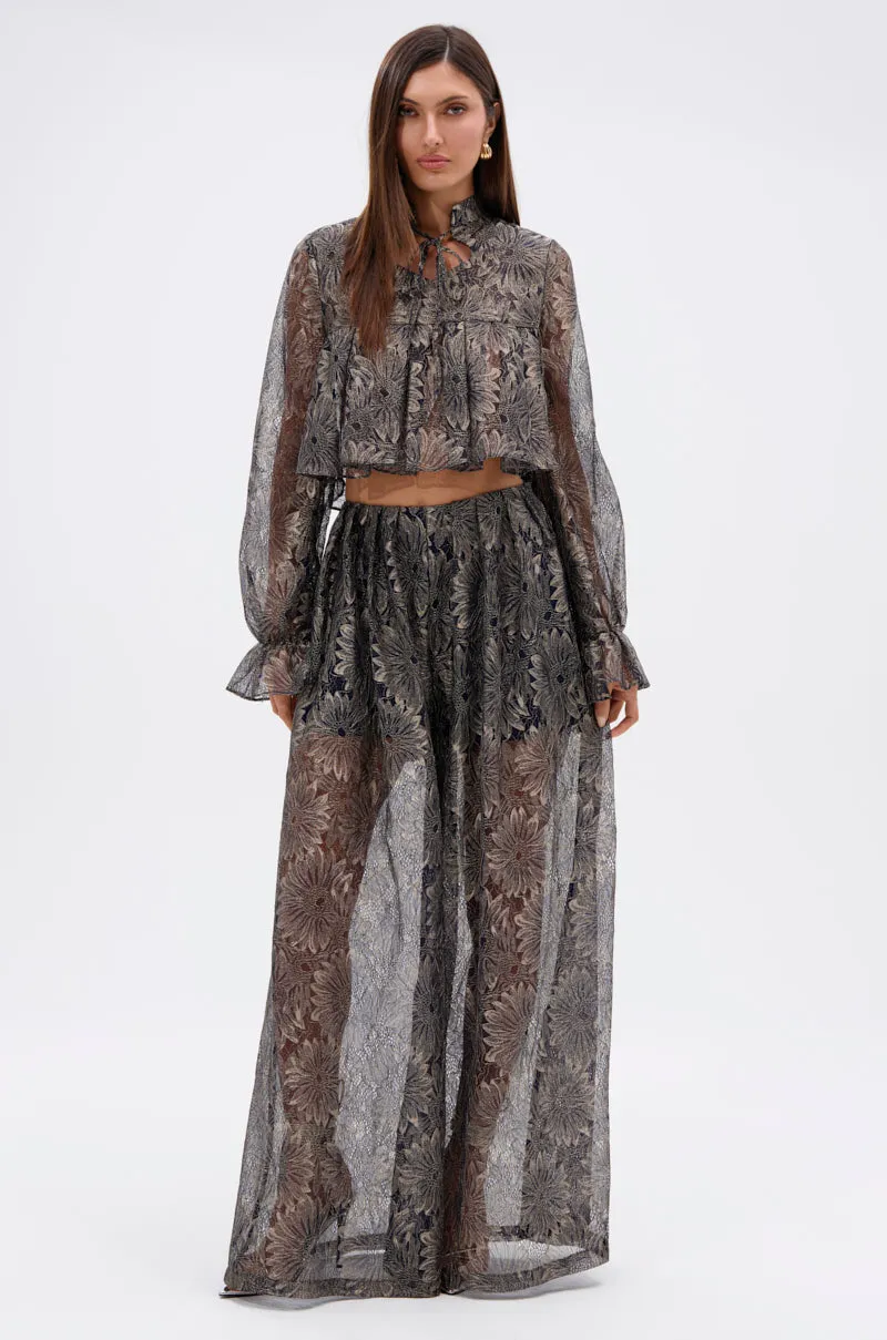 BEST GUEST LACE CROP BLOUSE sold by AKIRA product image thumbnail 5