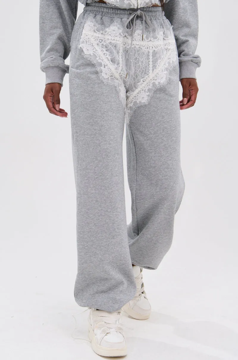 MAYBE NEXT TIME JOGGER WITH LACE DETAILS sold by AKIRA product image thumbnail 5