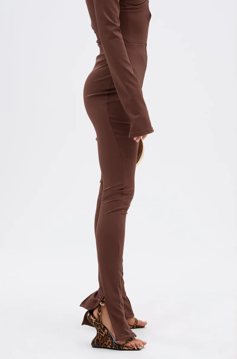 LUX LIFE SEAMLESS LEGGING IN BROWN sold by AKIRA product image thumbnail 3