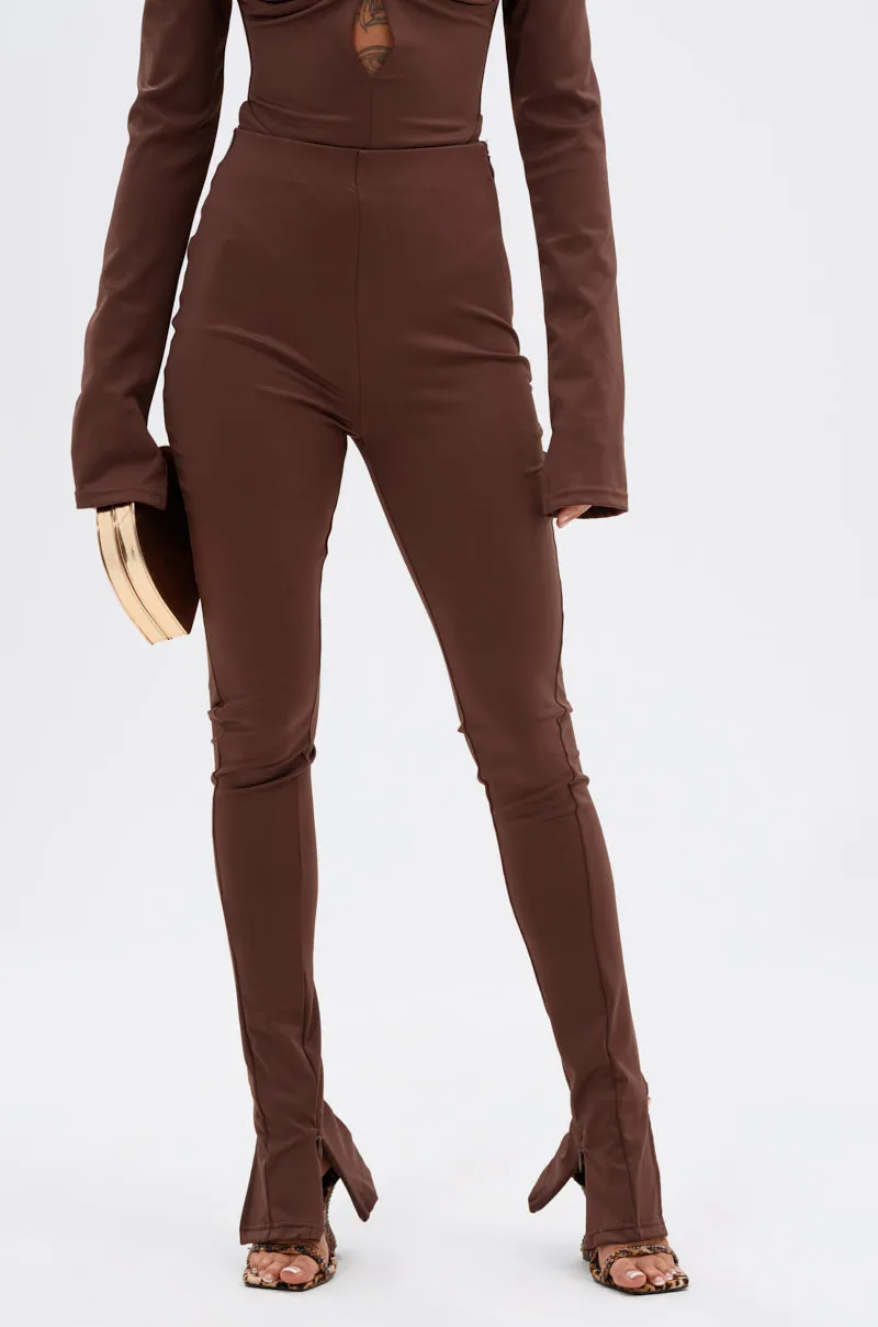 LUX LIFE SEAMLESS LEGGING IN BROWN sold by AKIRA product image thumbnail 2