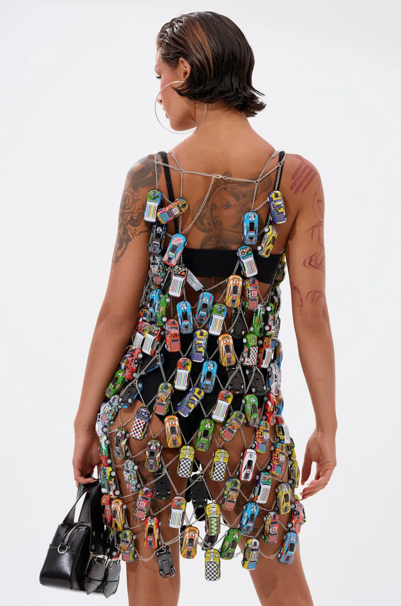CAN'T CATCH ME CAR CHAIN MINI DRESS sold by AKIRA product image thumbnail 5