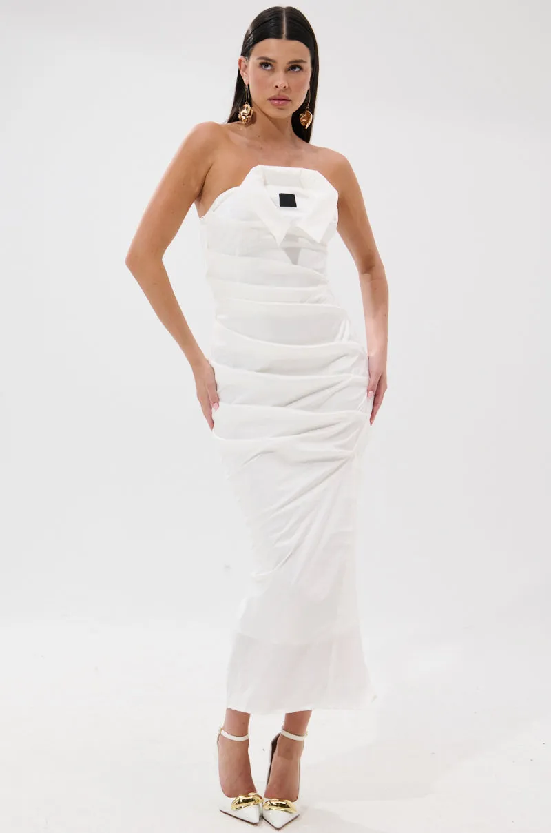 TAILORED TO YOU MIDI DRESS sold by AKIRA