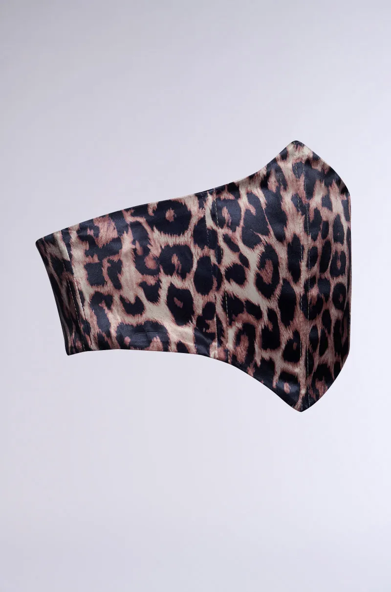 IN THE WILD SATIN CHEETAH BELT sold by AKIRA product image thumbnail 4