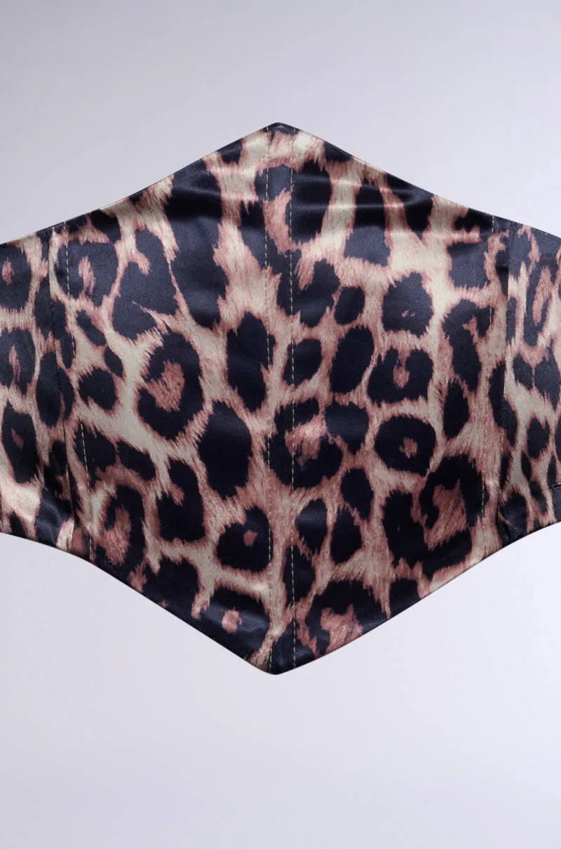 IN THE WILD SATIN CHEETAH BELT sold by AKIRA product image thumbnail 5