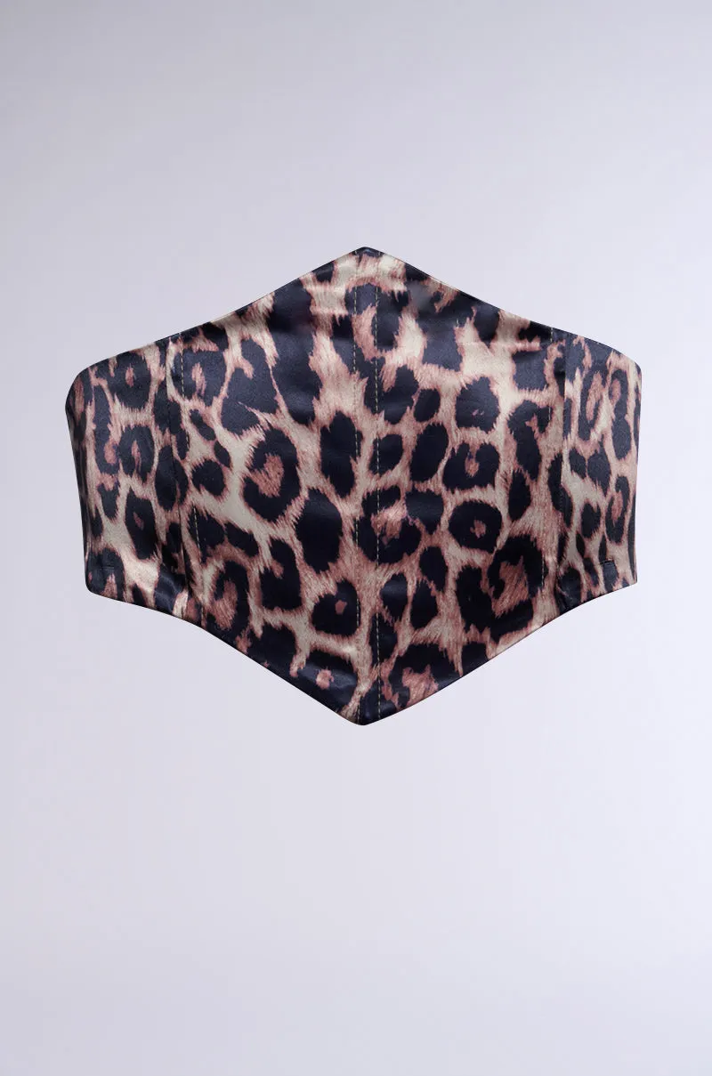 IN THE WILD SATIN CHEETAH BELT sold by AKIRA product image thumbnail 3