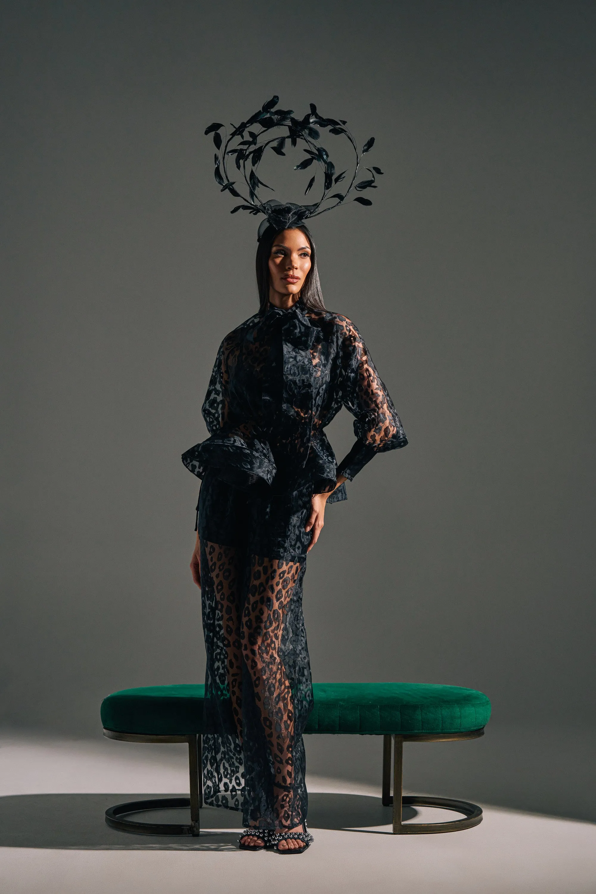 CHEETAH SISTA PALAZZO PANT sold by AKIRA