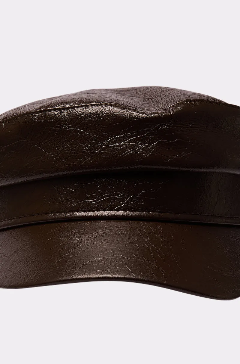 LIKE BUTTER PU BRIM HAT sold by AKIRA product image thumbnail 5