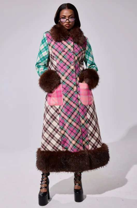 SWEET THING PATCHWORK TRENCH sold by AKIRA