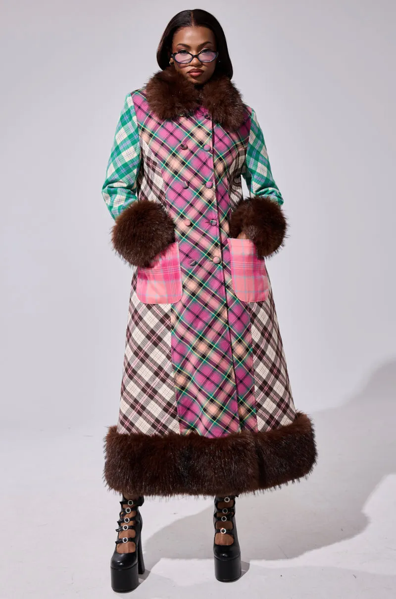 SWEET THING PATCHWORK TRENCH sold by AKIRA