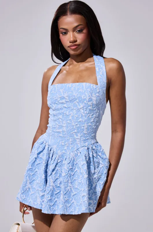 LILY ANN TEXTURED MINI DRESS sold by AKIRA