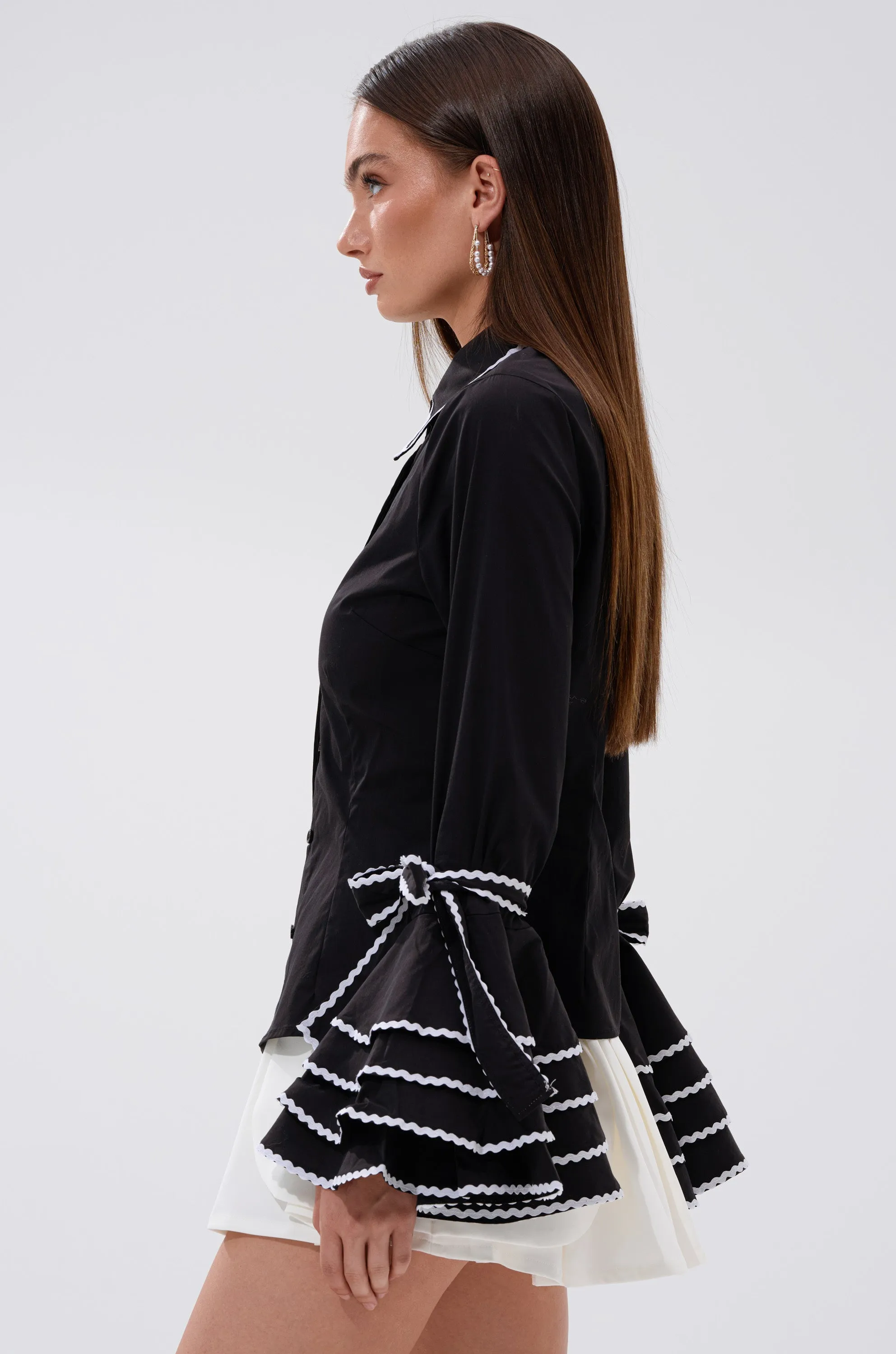 BUSINESS ONLY BUTTON DOWN sold by AKIRA product image thumbnail 3