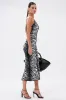 WILD SIDE PRINTED MIDI DRESS sold by AKIRA